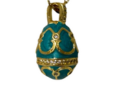 Egg Necklace | Blue and Gold Colored | Boho | Bohemian | Trendy | Stylish | House Of Jax