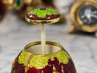 Faberge Style Russian  Egg | Russian Tsar | Toothpick Holder | Vintage Looking | Russian Orthodox Church | House Of Jax Studio