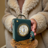 Handbag With Working Clock and Compact | Boho | Bohemian | Stylish | Trendy | House Of Jax Studio