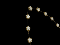 White and Gold Clover Necklace | Adjustable Length | Clover Pendants | Boho | Valentine's Day | House Of Jax