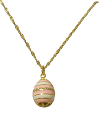 Stunning Egg Necklace | Pink and White | Trendy | Boho | Bohemian | Stylish | House Of Jax Studio