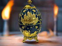 Russian Faberge Type Toothpick Egg | Gift For Him | Bohemian | Father's Day | Fidget | Stylish | House Of Jax