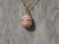 Stunning Egg Necklace | Pink and White | Trendy | Boho | Bohemian | Stylish | House Of Jax Studio