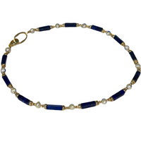 Lapis lazuli Choker Necklace | Boho | Bohemian | Fidget | Little Treats | Stylish | Trendy | House Of Jax