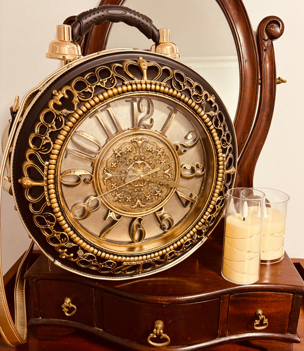 Time Clock | Hand Bag | Boho | Fancy | Stylish | Trendy | Working Clock | Bohemian | House Of Jax