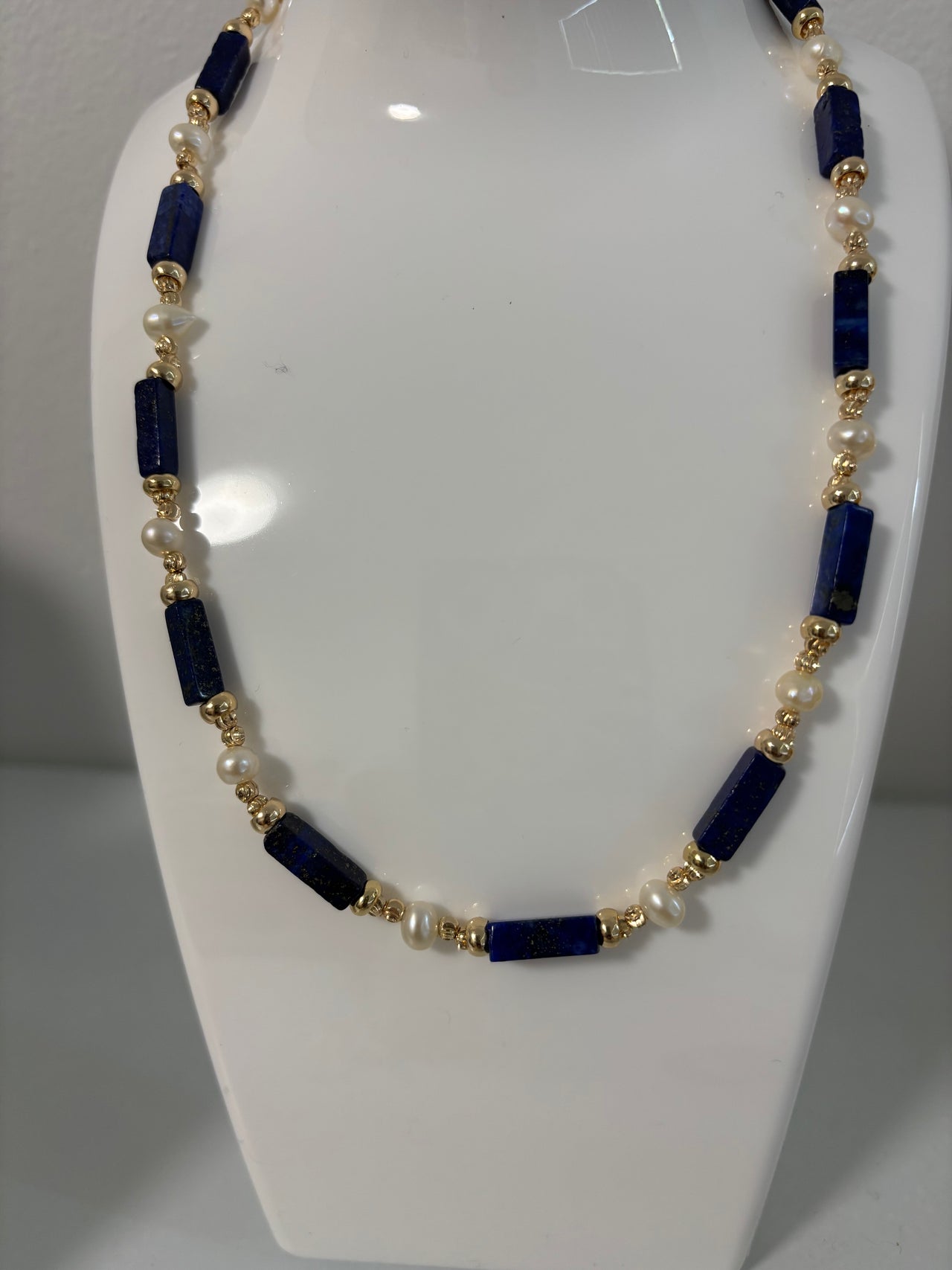 Lapis lazuli Choker Necklace | Boho | Bohemian | Fidget | Little Treats | Stylish | Trendy | House Of Jax