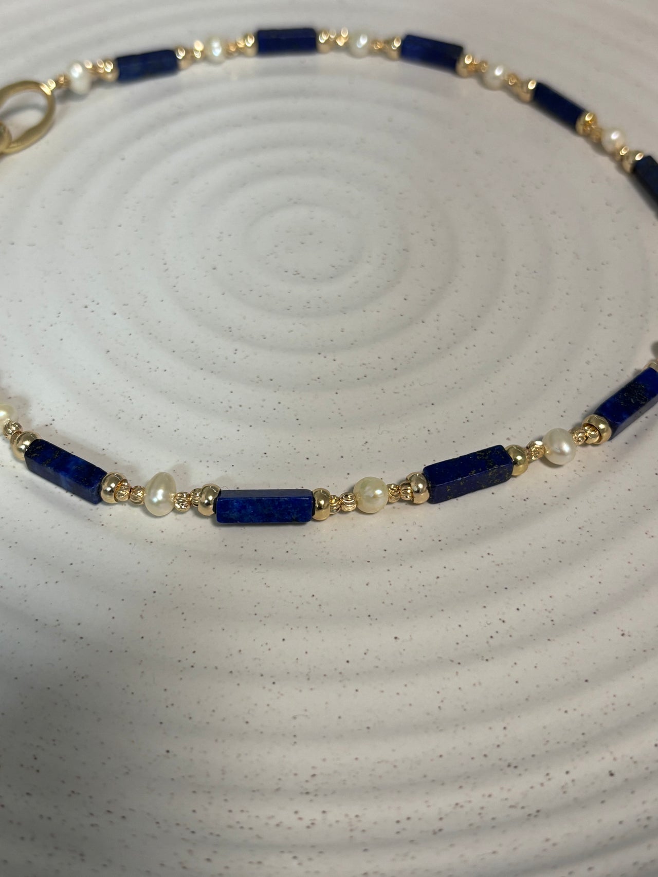 Lapis lazuli Choker Necklace | Boho | Bohemian | Fidget | Little Treats | Stylish | Trendy | House Of Jax