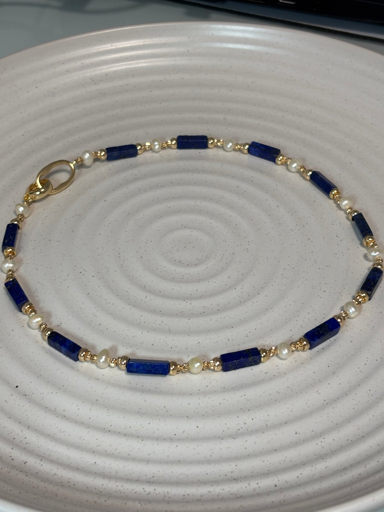 Lapis lazuli Choker Necklace | Boho | Bohemian | Fidget | Little Treats | Stylish | Trendy | House Of Jax