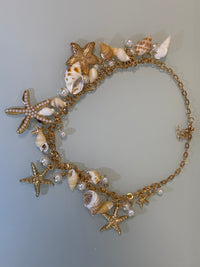 Sea Shells By The Sea Shore | Necklace | Shells | Stylish | Bohemian | Pearls | Star Fish | BONUS MYSTERY GIFT!!!