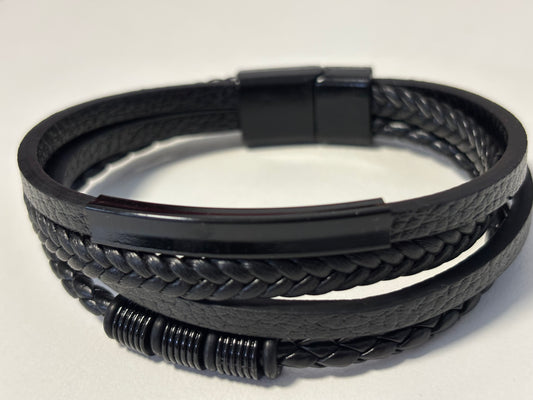 NEW ITEM- Men's | Faux Leather | Bracelet | Stylish | Fancy | Trendy | House Of Jax