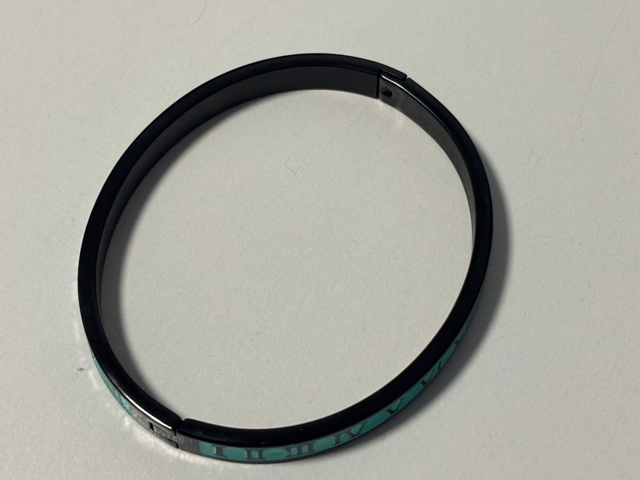 Roman Numeral | Black and Aqua Blue | Bracelet | Fancy | Stylish |  Boho | Bohemian | House Of Jax