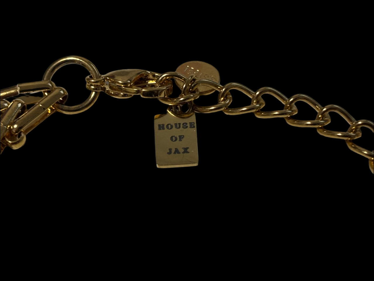 Chevron Chain Bracelet | Gold | Stainless Steel |Boho | Stylish | Bohemian| House Of Jax
