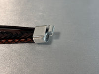 Men's Black and Brown Faux Leather Bracelet | For Smaller Wrists | Bohemian | Stylish | Fancy | Trendy | Modern | House Of Jax