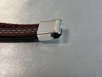 Men's Black and Brown Faux Leather Bracelet | For Smaller Wrists | Bohemian | Stylish | Fancy | Trendy | Modern | House Of Jax