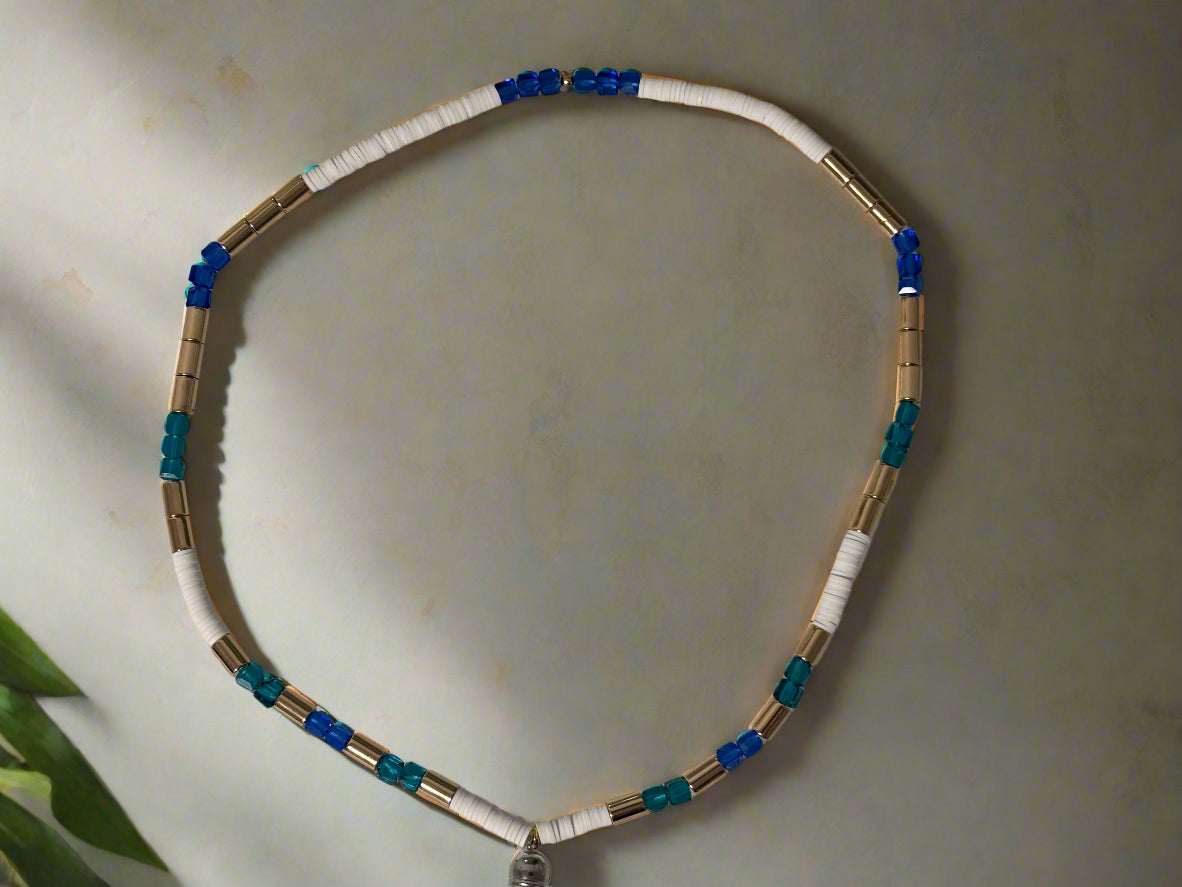 Handmade Necklace Made By House Of Jax | A- Crystal Necklace  and Bracelet | Boho | Bohemian | Stylish | Trendy