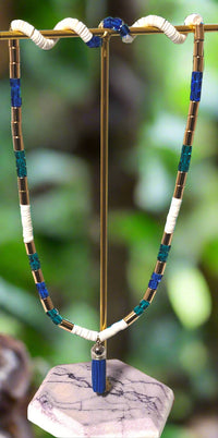 Handmade Necklace Made By House Of Jax | A- Crystal Necklace  and Bracelet | Boho | Bohemian | Stylish | Trendy