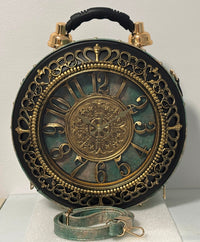 Retro Time Clock Handbags | Free Children's Handbag Non Working Clock Included | Boho | Bohemian | Stylish | Trendy | House Of Jax Studio