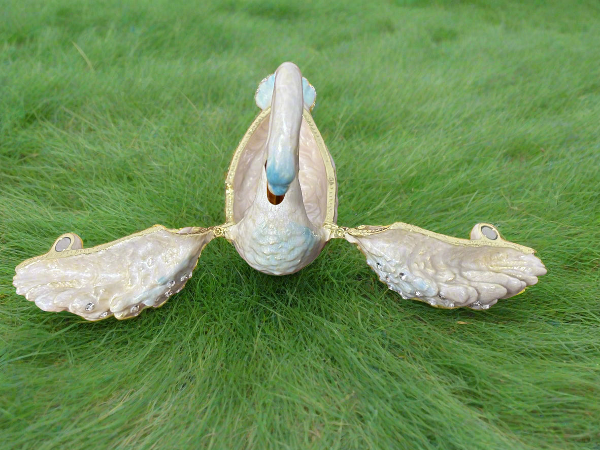 Faberge Type Swan Figurine | Gift For Mom | Gift For Her | Boho | House Of Jax