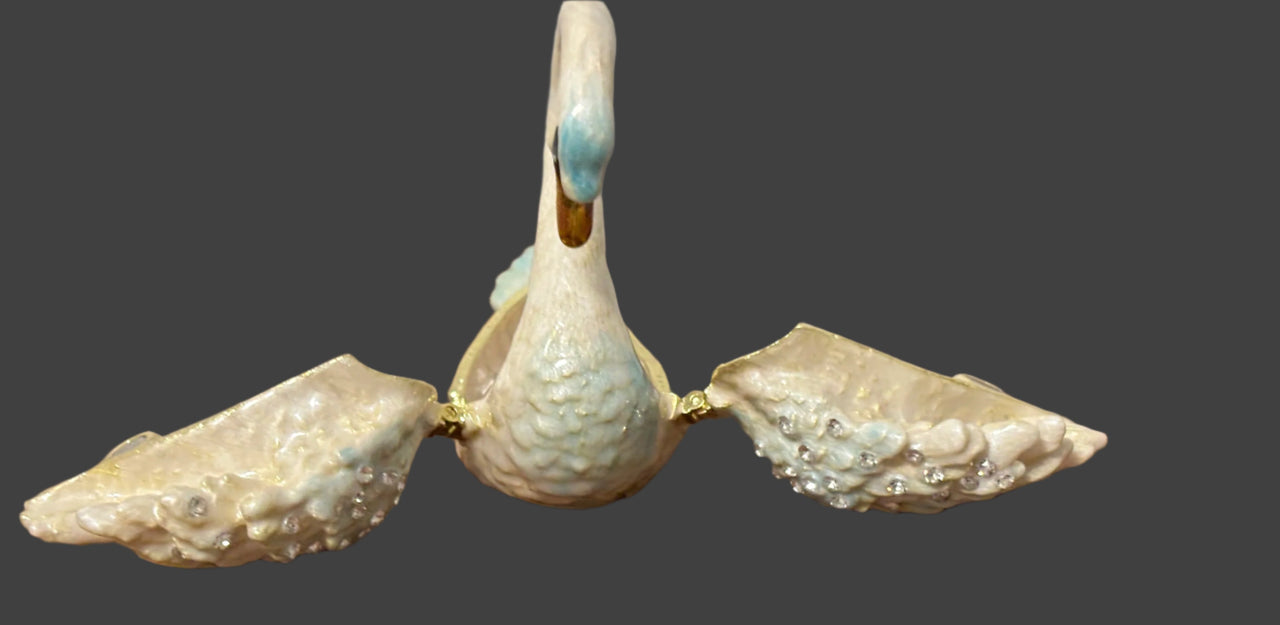 Faberge Type Swan Figurine | Gift For Mom | Gift For Her | Boho | House Of Jax