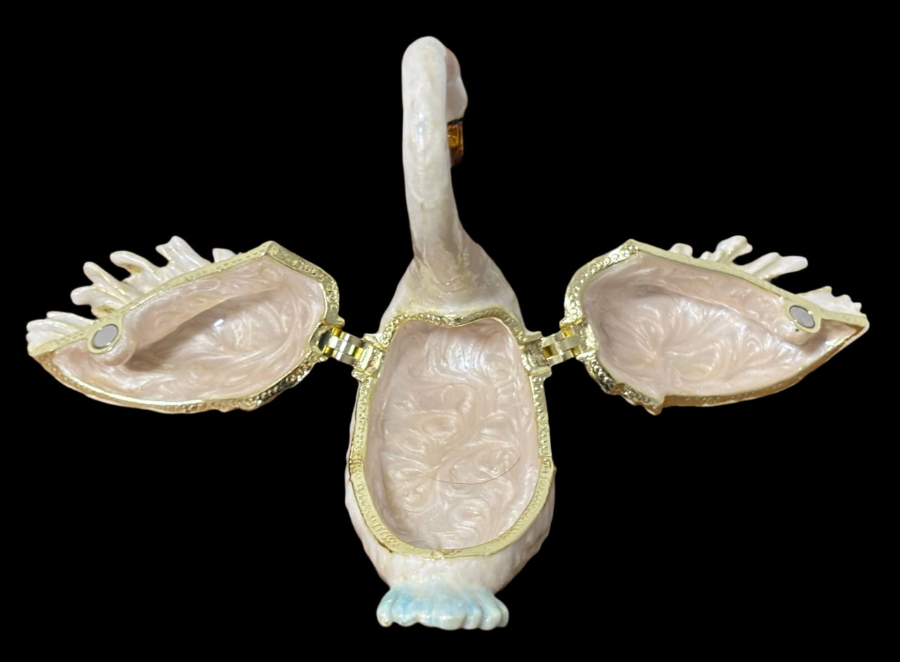 Faberge Type Swan Figurine | Gift For Mom | Gift For Her | Boho | House Of Jax