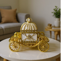 Collectable Faberge Type Carriage | Christmas Gift | White and Gold | Gift For Her | Gift For Him | House Of Jax